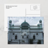 サンフェルナンドJama Masjid （モスク）トリニダード ポストカード (正面/裏面)
