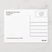 サンフェルナンドJama Masjid （モスク）トリニダード ポストカード (裏面)