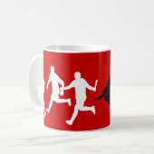 サンフェルミン、パンプロナ: 雄牛と走ります、 コーヒーマグカップ (正面左)