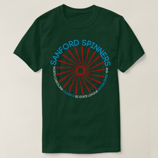 サンフォードスピンナー Tシャツ (デザイン正面)