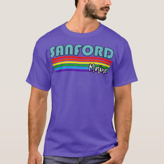 サンフォードメインプライドサンフォードLGBTギフトLGBTQスーポ Tシャツ