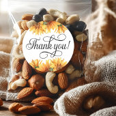 サンフラワーありがとう！シール ラウンドシール