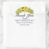 サンフラワーありがとう ラウンドシール (バッグ)