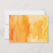 サンフラワーが途中のベビーシャワーサンキューカード サンキューカード (裏面)