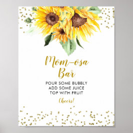 サンフラワーは途中のベビーシャワーママムオーサバー ポスター