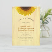 サンフラワーアニバーサリーリセイミングヴォーズ招待状 招待状 (スタンド正面)