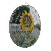 サンフラワーアートプリント ダーツボード (正面左)