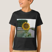 サンフラワーアートプリント Tシャツ (正面)