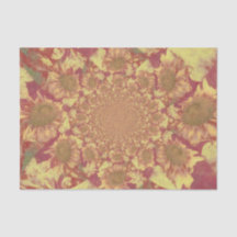 サンフラワーイエローデカップウォーターカラーフローラアート