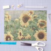 サンフラワーイエローデコップアート装飾フローラ 薄葉紙 (クラフト)