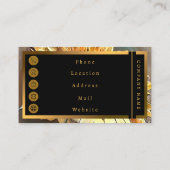 サンフラワーインモーニングアートモダンコレクション 名刺 (裏面)