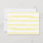 サンフラワーウェディングRSVPカードに出席する番号 出欠カード (裏面)