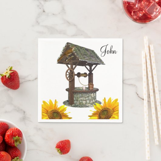 サンフラワーウェル紙ナプキンス スタンダードカクテルナプキン (インサイチュ)