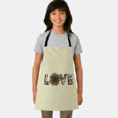 サンフラワーウエスタンラブボホサマーアニマルプリント エプロン (インサイチュ)