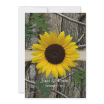 サンフラワーウッドランド結婚迷彩柄