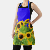 サンフラワーエプロンウクライナ国旗の色 – 自由 エプロン (インサイチュ)