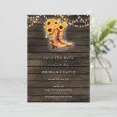 サンフラワーカウボーイブーツバーンウッドセーブ 案内状 (スタンド正面)