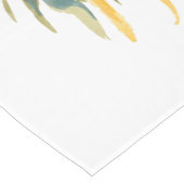 サンフラワーカラフル感謝の白 ミディアムテーブルランナー (コーナー)