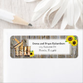 サンフラワーカントリーアンドウェスタン差出人住所ラベル ラベル (インサイチュ)