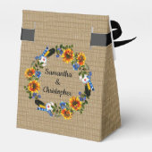 サンフラワーカントリー素朴バーラッププリント フェイバーボックス (裏面サイド)