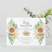 サンフラワーガーデンフローラブライダルシャワー 招待状 (スタンド正面)