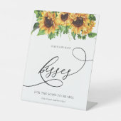 サンフラワーゲスト何人のキスサイン 台座サイン (正面)