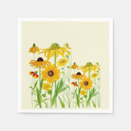 サンフラワーコシズ紙ナプキンス スタンダードカクテルナプキン