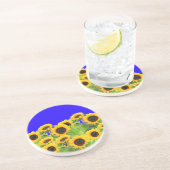 サンフラワーコースターウクライナ国旗の色 コースター (側面)