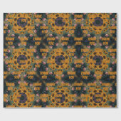 サンフラワーサンキューラッピング紙 ラッピングペーパー (フラット)