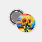 サンフラワーサンセットビーチ マグネット (正面/裏面)