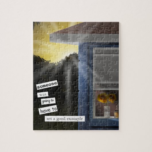 サンフラワーサンライズパズルバイサラモトラネス ジグソーパズル (縦)