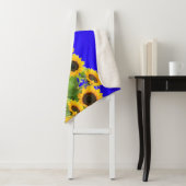 サンフラワーシャーパブランケットウクライナ国旗の色 シェルパブランケット (インサイチュ)