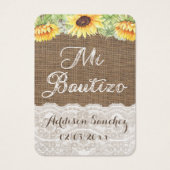 サンフラワースペインのズバプテスマラベル/レクエルドバウティゾ (正面)