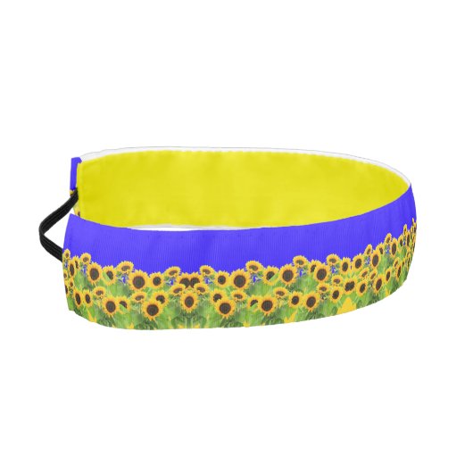 サンフラワーズアスレティックヘッドバンドウクライナ国旗の色 アスレチックヘッドバンド (左)