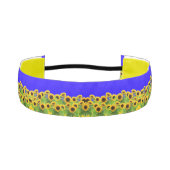 サンフラワーズアスレティックヘッドバンドウクライナ国旗の色 アスレチックヘッドバンド (正面)