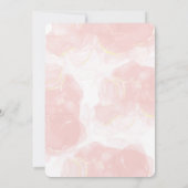 サンフラワーズアンドバーガンディーレッドローゼズブライダルシャワー 招待状 (裏面)