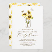 サンフラワーズインメイスンジャームサマーファミリー懇親会 招待状 (正面/裏面)