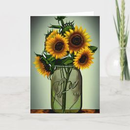サンフラワーズインヴァーズアート誕生日 カード