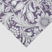 サンフラワーズウィリアムモリスパープルヴィンテージフローラ 薄葉紙 (詳細)