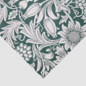 サンフラワーズウィリアムモリスパープルヴィンテージフローラ 薄葉紙 (詳細)