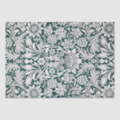 サンフラワーズウィリアムモリスパープルヴィンテージフローラ 薄葉紙 (正面)