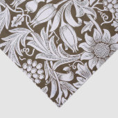 サンフラワーズウィリアムモリスパープルヴィンテージフローラ 薄葉紙 (詳細)