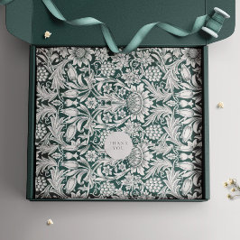 サンフラワーズウィリアムモリスパープルヴィンテージフローラ 薄葉紙