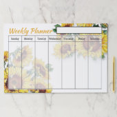 サンフラワーズウィークリープランナーシート紙パッド ペーパーパッド (インサイチュ)