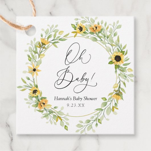 サンフラワーズオベビー フェイバータグ (正面)