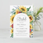 サンフラワーズオータムフローラブライダルルンチョン 招待状 (スタンド正面)