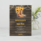 サンフラワーズカウボーズブーツバーンウッドキンセアニラ 招待状 (スタンド正面)