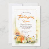 サンフラワーズカボンプキンス秋感謝祭ディナー 招待状 (正面)