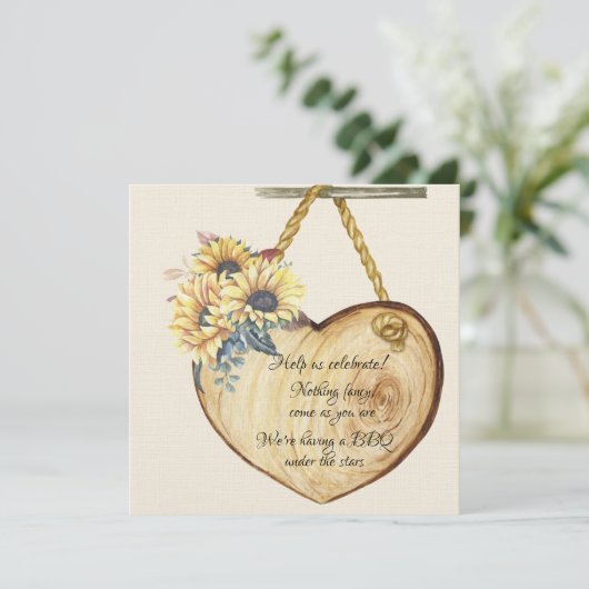 サンフラワーズカントリーログとロープ25周年記念 招待状 (スタンド正面)