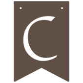 サンフラワーズカントリー卒業パーティーブラウン バンティングフラッグ (第1の旗)